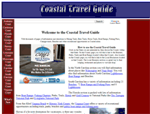 Tablet Screenshot of coastaltravelguide.com